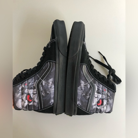 Vans Sk8-Hi 'Midnight Shift Black Skull' Size: US Men 5.0 Women 6.5 EUR 36.5 - Picture 6 of 13